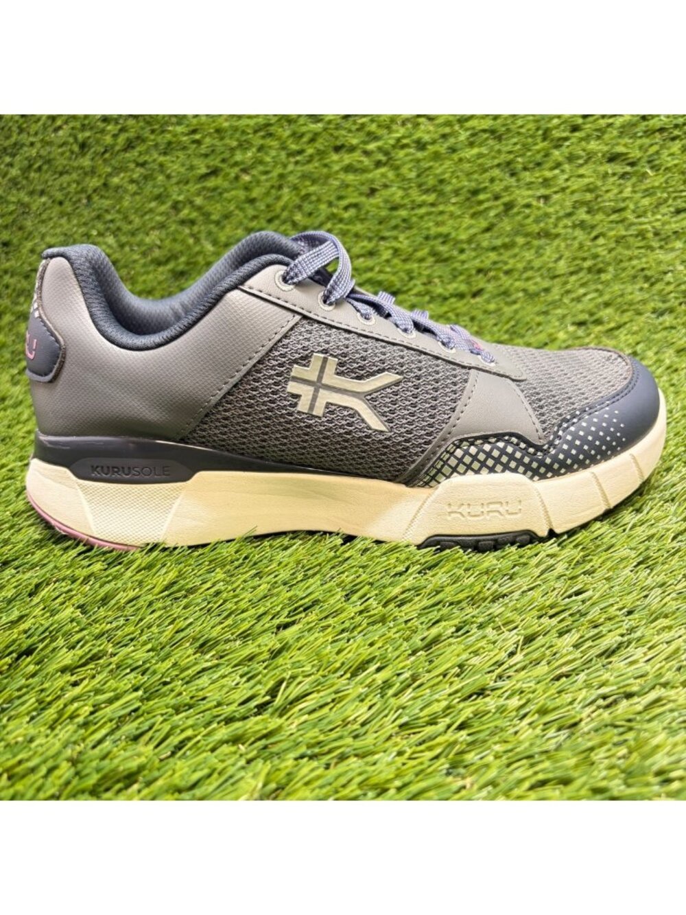 Kuru Quantum 2.0 Womens Size 9.5D Gray Blue Athletic Running Shoes Sneakers